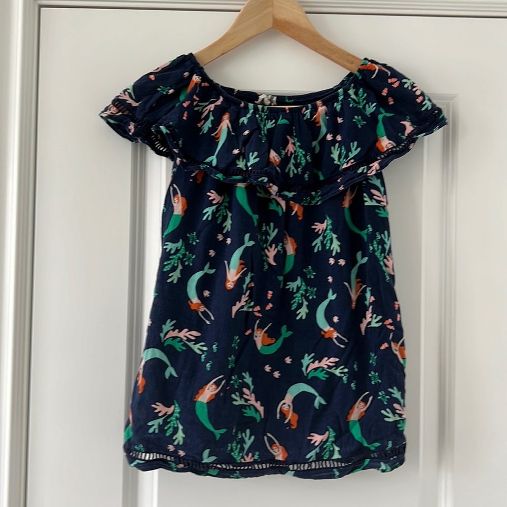 CottonON kids Mermaid off the shoulder dress/coverup girls size 4